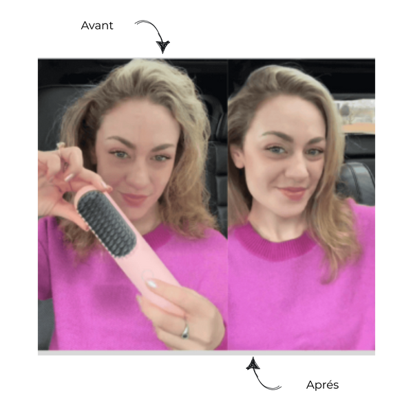 Brosse chauffante